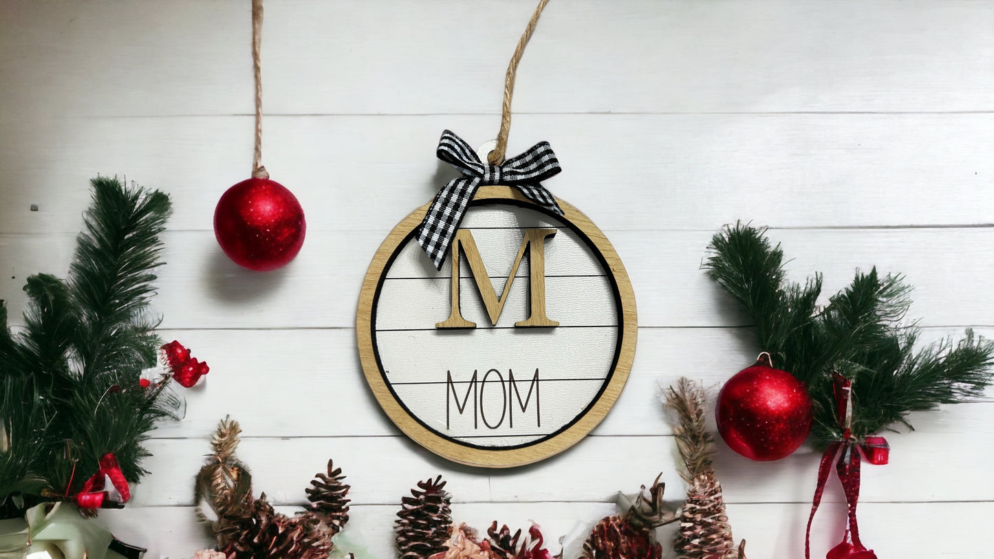 Personalized Shiplap ornament