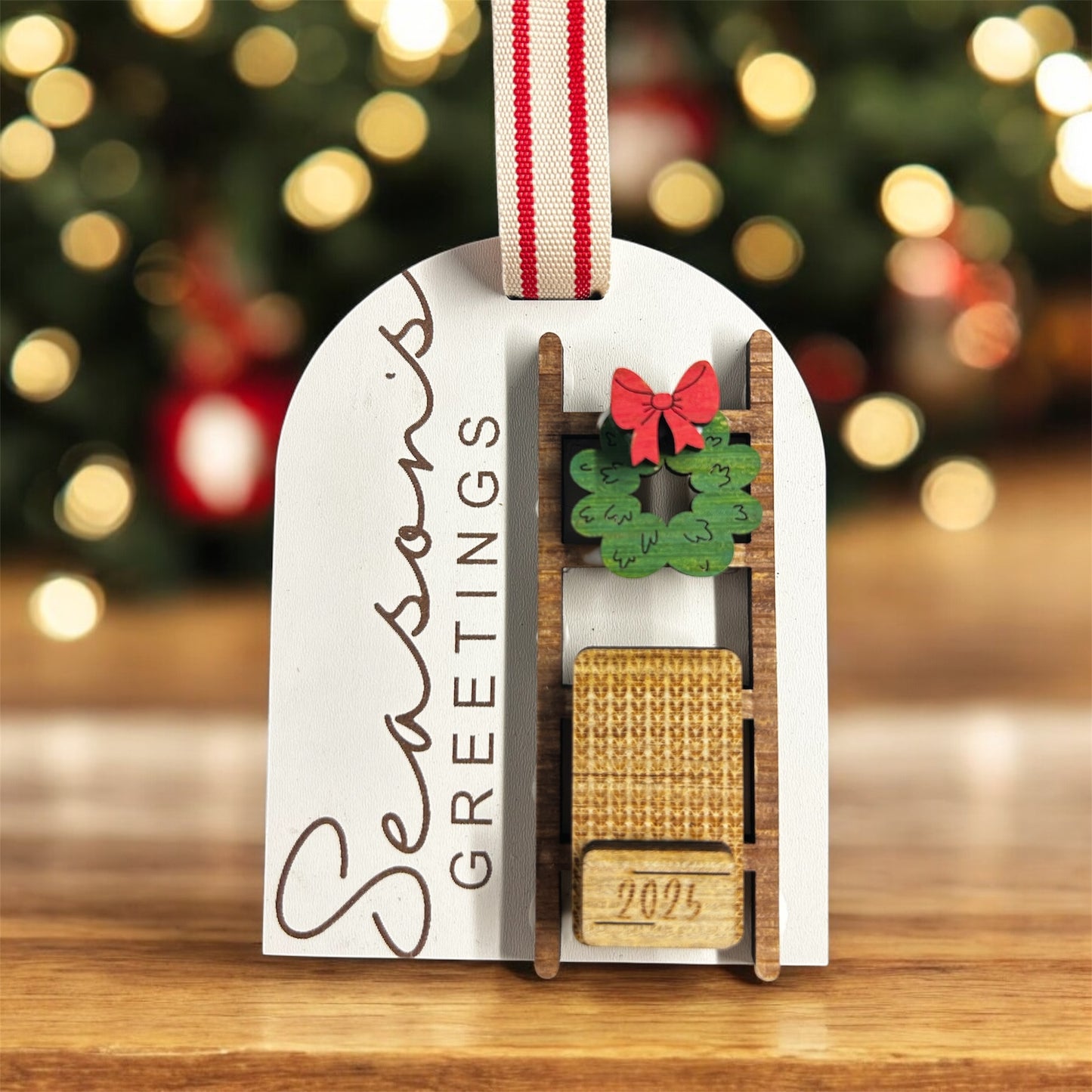 Farmhouse Season Greetings ornament