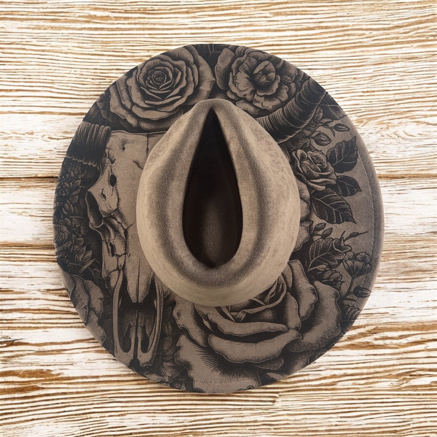 Skull w/flowers